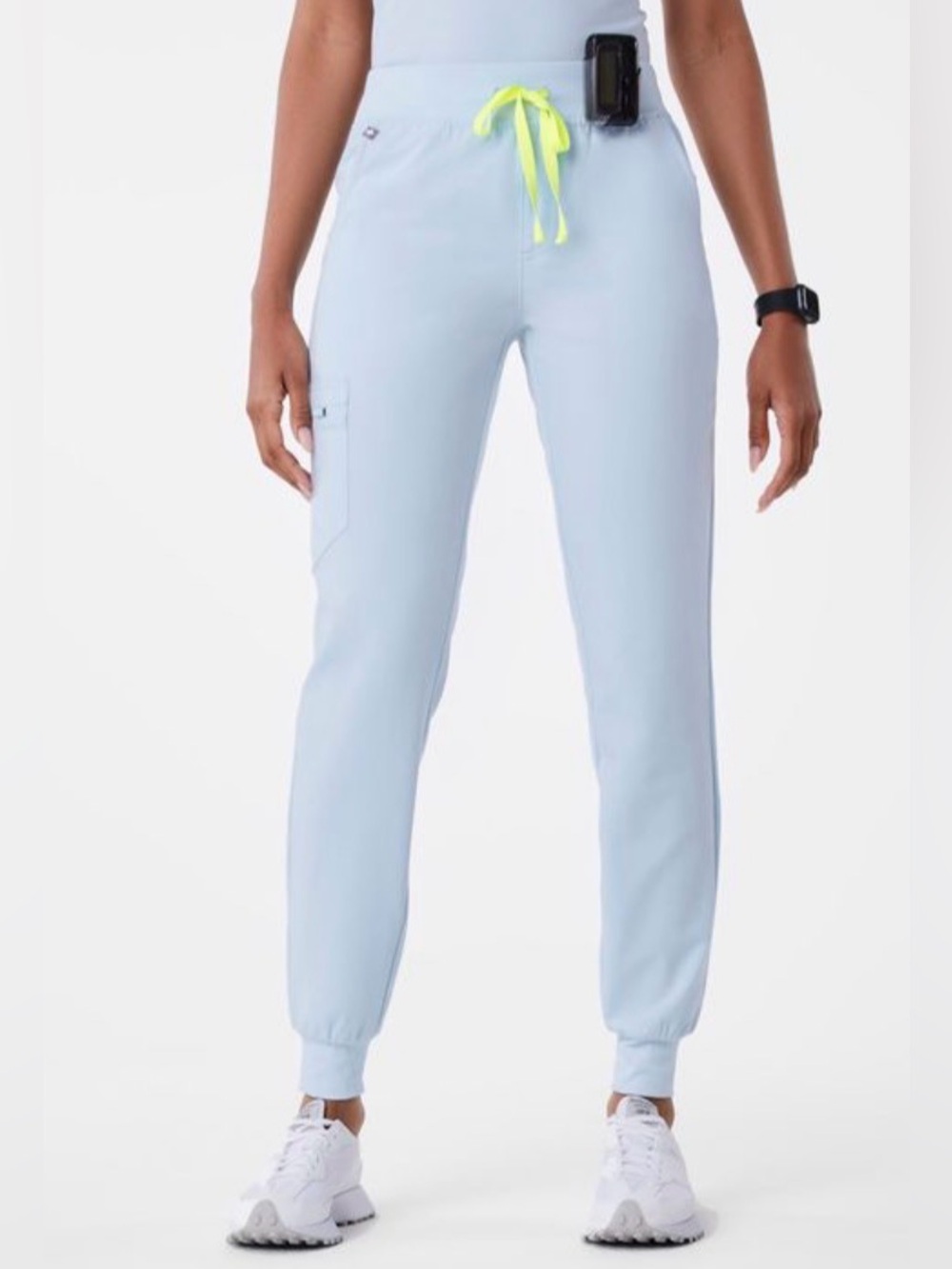 FIGS Open Skies Blue Zamora Jogger Scrub Pants